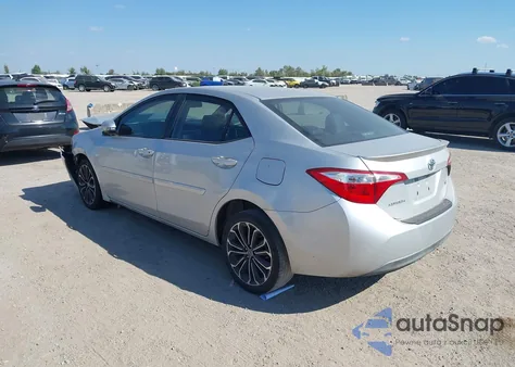 2015 Toyota Corolla S Plus from USA, damaged, VIN 5YFBURHEXFP254203